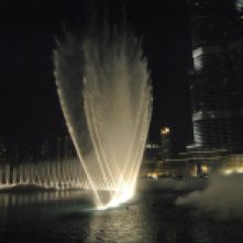 Dubai Water Fountain.